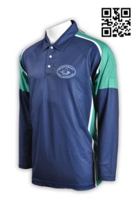 P539 team polo shirt personal design refrigeration industry engineering industry polo shirts long sleeved Australia polo-shirts supplier company